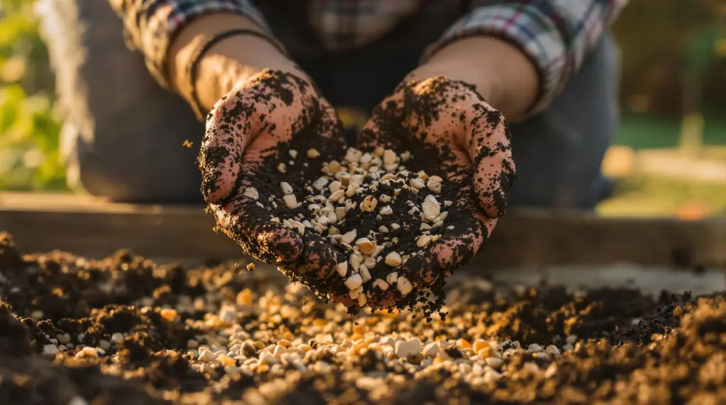 Terre argileuse au potager : le compost et le sable améliorent le drainage pour les semis