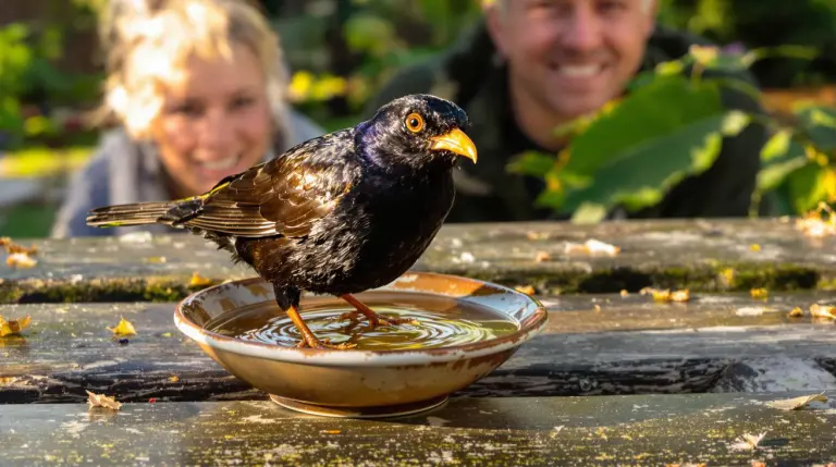 Quelle est la véritable signification d’un merle qui revient chaque jour dans votre jardin ?